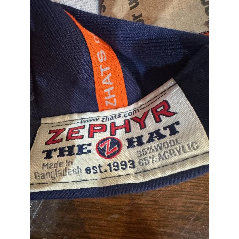 Vintage Illinois Fighting Illini Hat Snap‎ Back Mens NCAA Football Zephyr Y2K